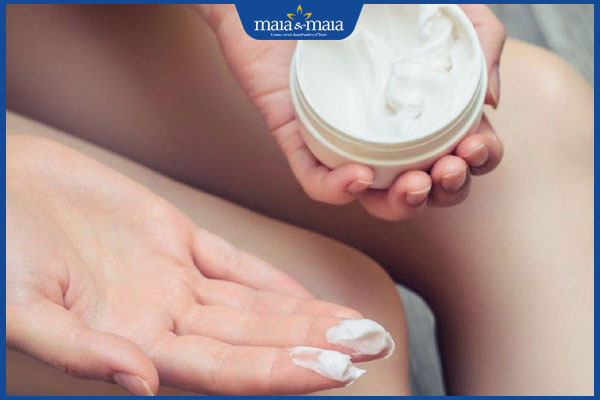 lấy kem vừa phải