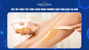 tẩy lông chân bằng phương pháp dân gian