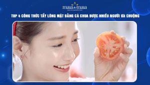 tẩy lông mặt bằng cà chua