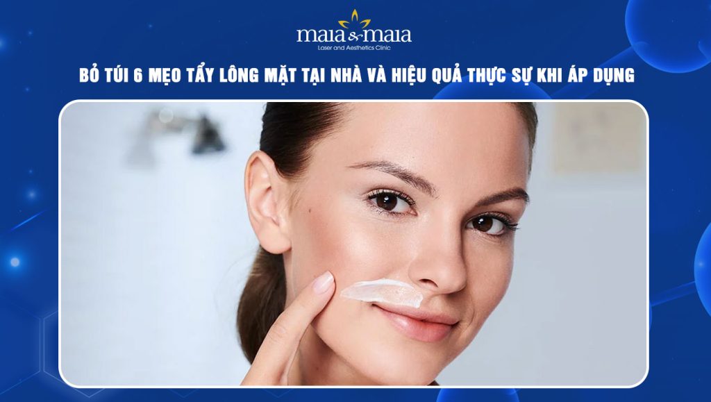 Tẩy lông mặt tại nhà