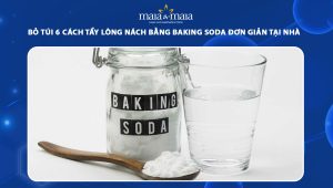 tẩy lông nách bằng baking soda