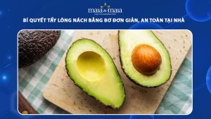 tẩy lông nách bằng bơ