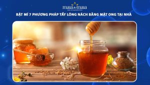 tẩy lông nách bằng mật ong
