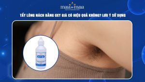 Tẩy lông nách bằng oxy già