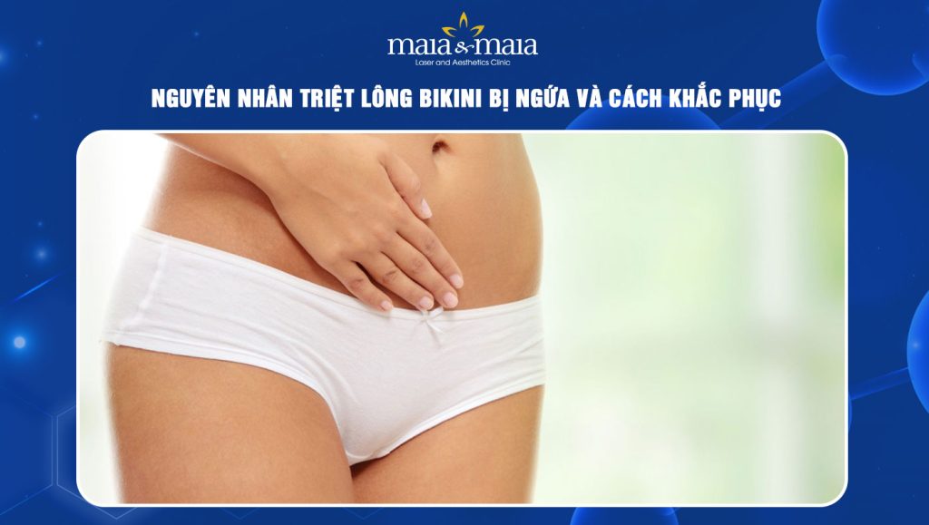 Triệt lông bikini bị ngứa