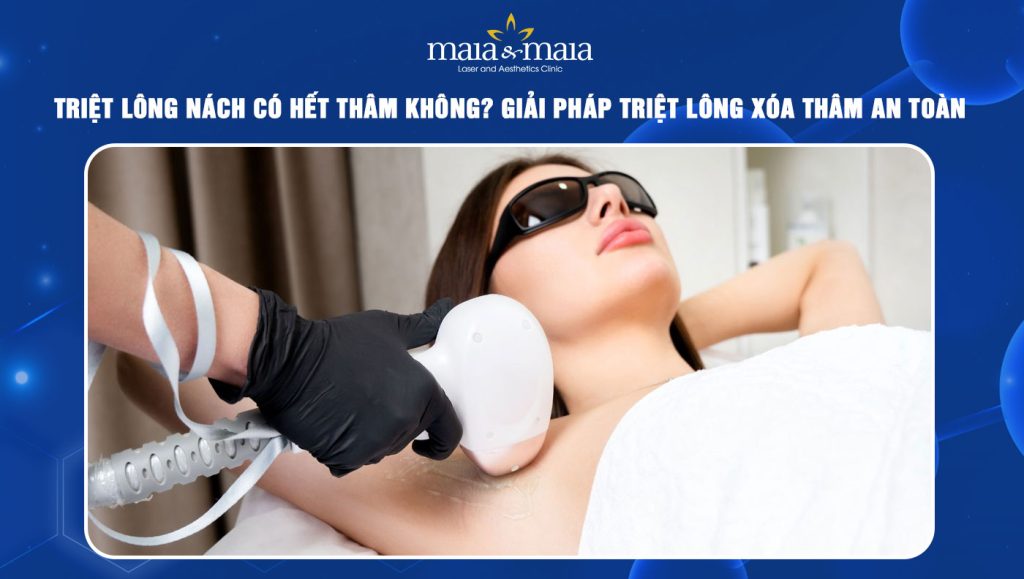 triệt lông nách có hết thâm không