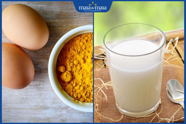 Tổng hợp 4 cách tẩy lông mặt bằng lòng trắng trứng tại nhà 3 trứng gà, bột nghệ và sữa tươi