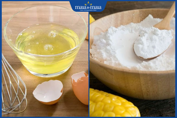 trứng và bột bắp