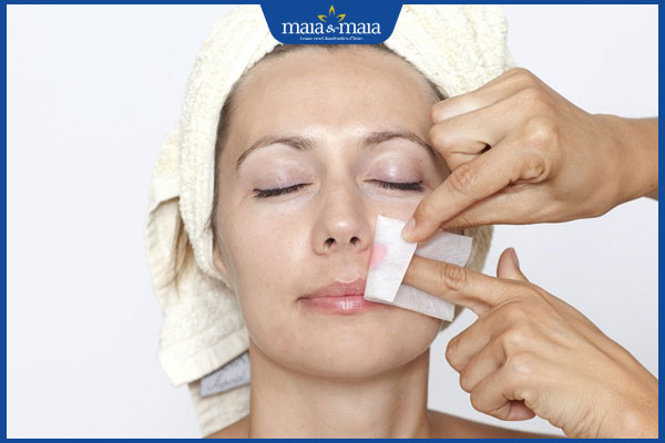 vệ sinh sau triệt ria mép