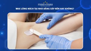 wax lông nách tại nhà bằng sáp