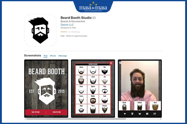 Điểm danh 4 app tạo kiểu râu đẹp, miễn phí cho nam giới 5 app thêm râu Beard Booth