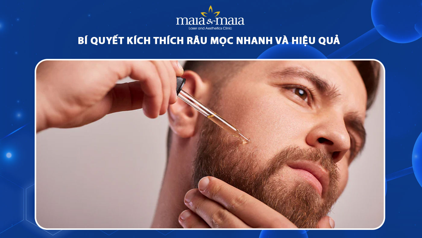 Bí quyết kích thích râu mọc nhanh và hiệu quả dài lâu
