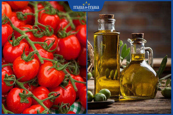 Chia sẻ 6 cách tẩy ria mép bằng cà chua an toàn tại nhà 5 cà chua và dầu oliu