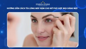 cách tỉa lông mày rậm cho nữ