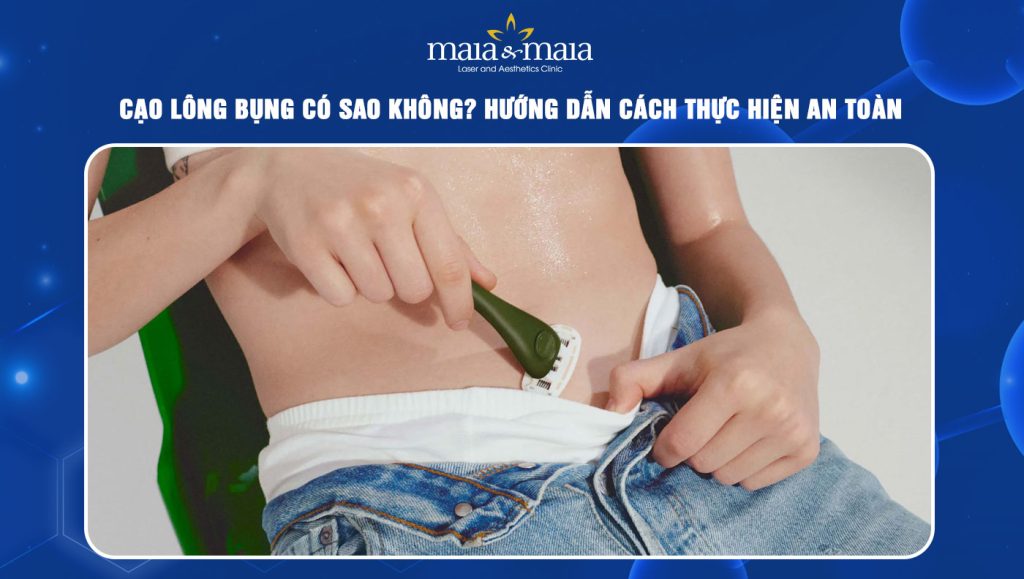 cạo lông bụng