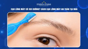 cạo lông mày có xui không