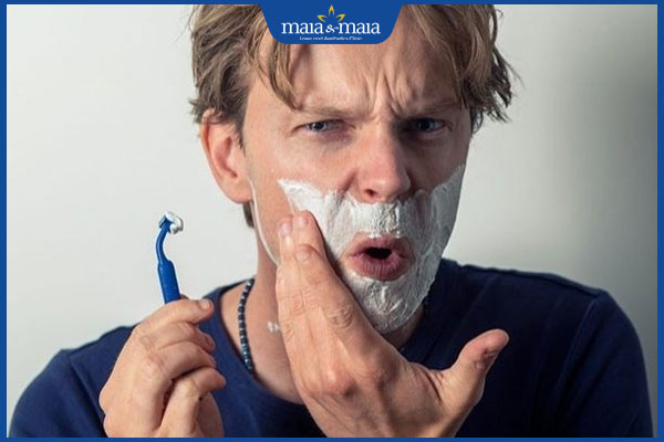 Cạo râu bị rát: Cách xử lý và giải pháp triệt râu vĩnh viễn 2 cạo râu tổn thương da