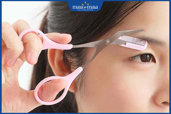 cắt tỉa lông mày