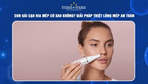 Con gái cạo ria mép có sao không