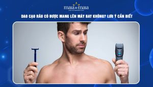 Dao cạo râu có được mang lên máy bay không