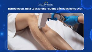dùng gel triệt lông