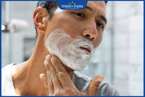 dùng kem cạo râu