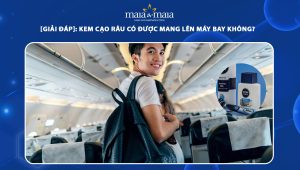 kem cạo râu có được mang lên máy bay không