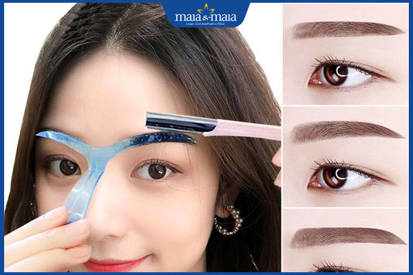 khuôn tỉa lông mày