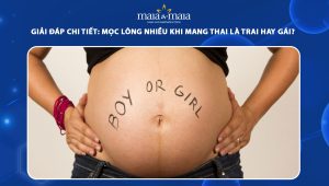 mọc nhiều lông bụng khi mang thai là trai hay gái