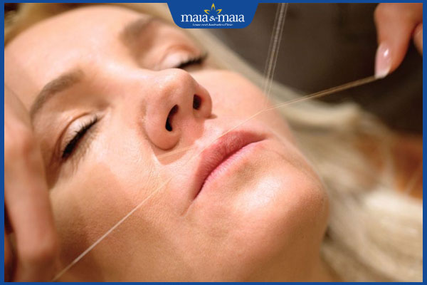 se lông mép bằng chỉ