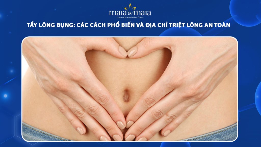 tẩy lông bụng