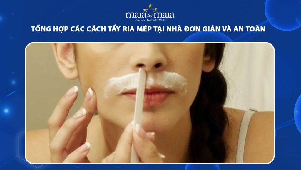 tẩy ria mép tại nhà