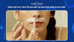 tẩy ria mép tại nhà