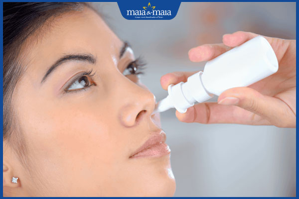 thực hiện rửa mũi