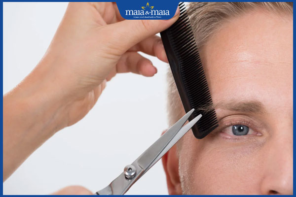 tỉa lông mày cho nam giới