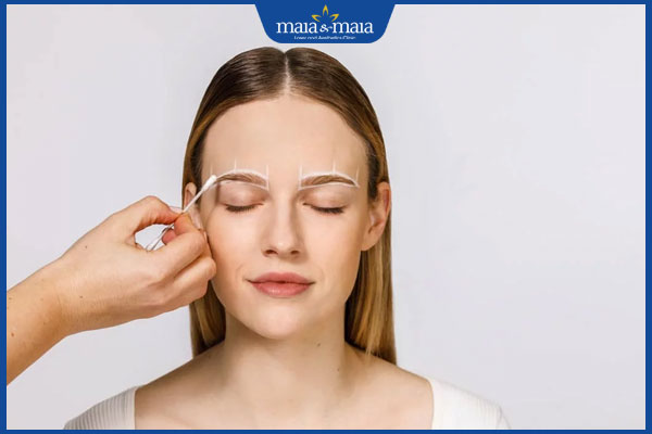 tỉa lông mày theo dáng