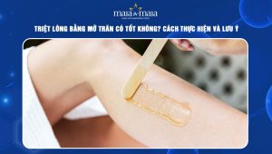 triệt lông bằng mỡ trăn