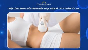 triệt lông bụng