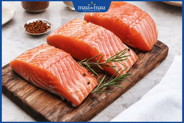 Người bị viêm da cơ địa ăn cá hồi được không? 2 cá hồi