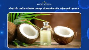 chữa viêm da cơ địa bằng dầu dừa