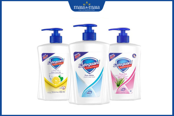 TOP 5 loại nước rửa tay cho người viêm da cơ địa lành tính 4 nước rửa tay Safeguard