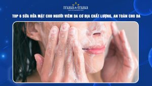 Sữa rửa mặt cho người viêm da cơ địa