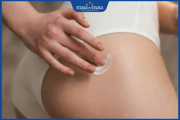 Có nên trị thâm mông bằng baking soda? Bật mí 6 cách làm 5 thoa kem lên mông