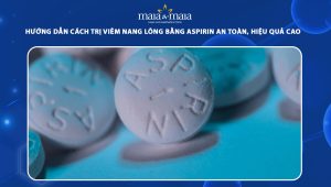 trị viêm nang lông bằng aspirin