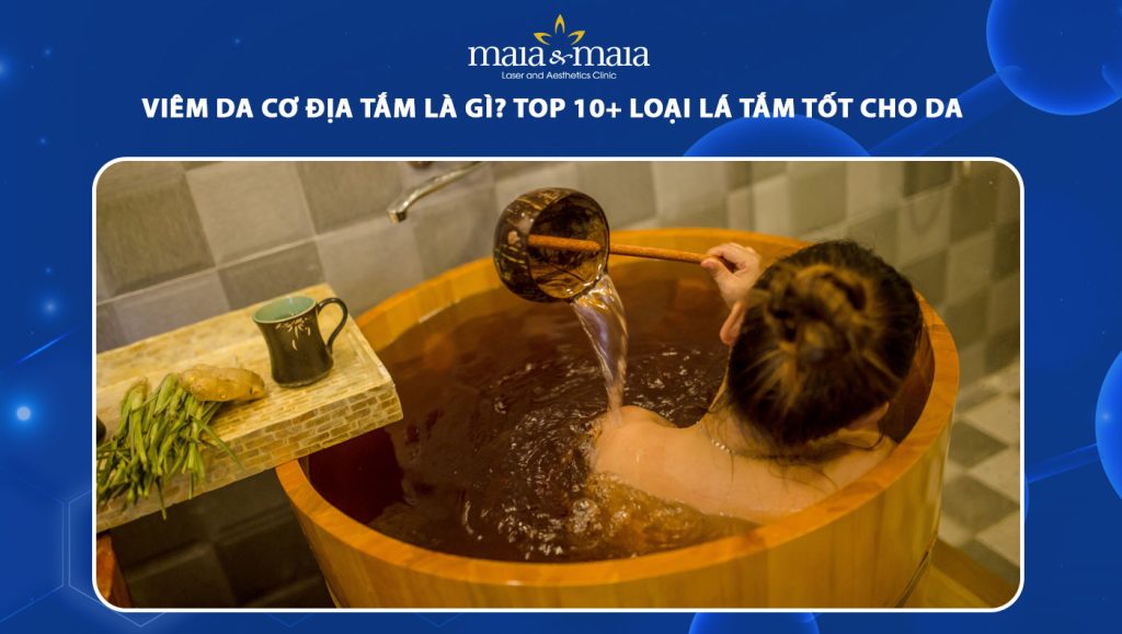 viêm da cơ địa tắm lá gì