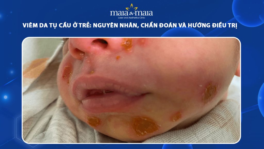 viêm da tụ cầu ở trẻ