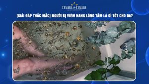 Viêm nang lông tắm lá gì