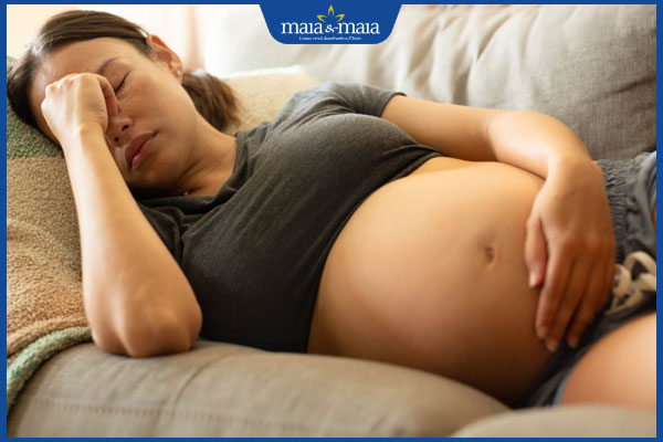 bà bầu mệt mỏi buồn ngủ