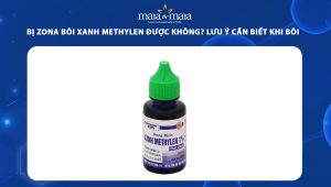 bị zona bôi xanh methylen