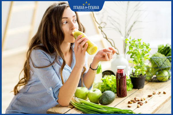 bổ sung rau xanh và chất xơ